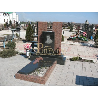 Памятник комбинированный 04 — ritualum.ru